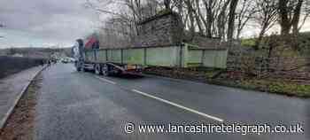 Historic Clitheroe bridge razed to ground after lorry crashes into it