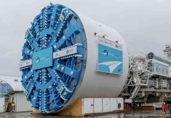 Record-breaking TBM on way to Silvertown Tunnel