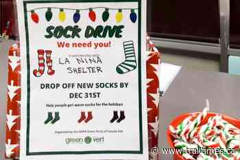 Sock drive underway for Trail area shelter – Trail Daily Times - Trail Times