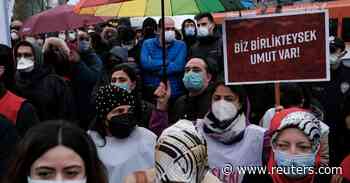 Turkey's medical workers protest low wages, harsh conditions - Reuters