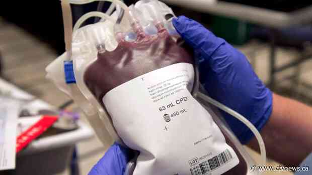 Canadian Blood Services recommends end to ban on donations from gay men