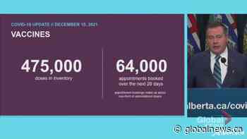 Alberta expanding COVID-19 boosters to health-care workers and people 50+