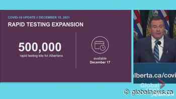 Free rapid antigen COVID-19 test kits to be made available at hundreds of Alberta locations: Kenney