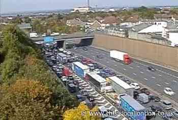 Dartford Crossing traffic: Two injured after mutli-vehicle crash