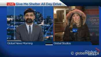 18th Annual Global News Give Me Shelter campaign kicks off donation drive day