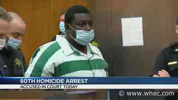 Man arraigned in Rochester's 80th homicide