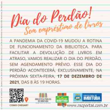 Biblioteca Pública de Imbituba realiza o Dia do Perdão nesta sexta-feira - Impresso Catarinense - Open Sans, sans-serif;