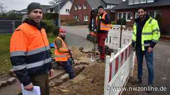 Glasfaserausbau in Garrel: Sechs Kolonnen buddeln für schnelles Netz - Nordwest-Zeitung
