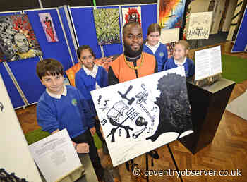 Allesley Primary School celebrates Coventry's diversity with help of city artist Collins Sarfo - Coventry Observer