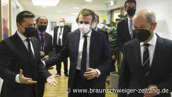 Scholz und Macron wollen im Ukraine-Konflikt vermitteln