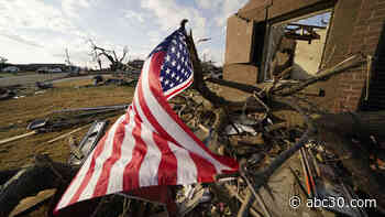 Biden sees firsthand tornado toll across Kentucky landscape | WATCH LIVE