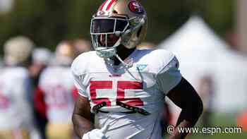 49ers DE Ford's season over due to back problem