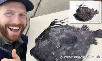 Deep-sea monster! Rare Pacific footballfish is found dead on San Diego beach