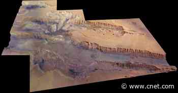 Spacecraft discovers 'hidden water' in Mars Grand Canyon     - CNET