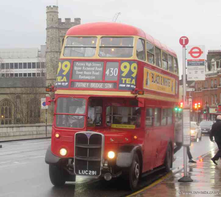Take a trip in a 1950s vintage bus on Christmas Day