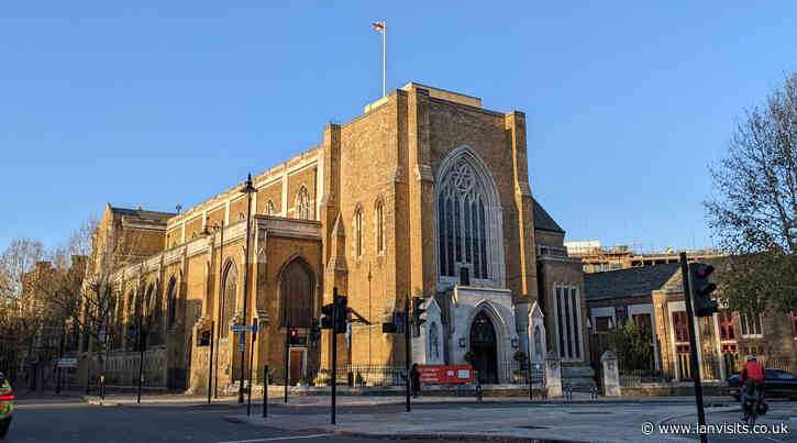 Inside the Pugin designed St George’s Cathedral, Southwark