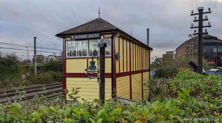 Visit a restored railway signal box in St Albans