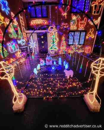 Redditch house turns into Christmas wonderland for food bank | Redditch Advertiser - Redditch Advertiser