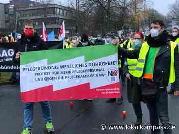Demonstration gegen den Pflegenotstand und gegen die Pflegekammer in Essen - Lokalkompass.de