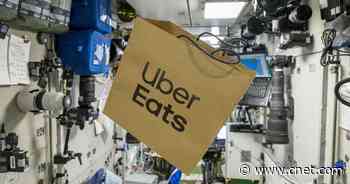 Uber Eats makes its first food delivery to space - CNET