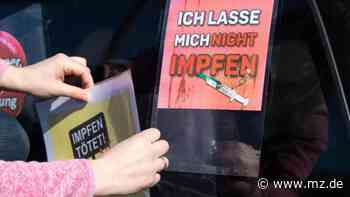 Impfgegner Demo in Dresden blockiert - Strafe für Engagement gegen Corona-Leugner - Mitteldeutsche Zeitung