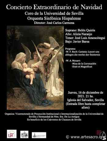 El Coro de la Universidad de Sevilla y la Orquesta Sinfónica Hispalense ofrecen hoy un concierto benéfico de manos de la Hermandad de la Antigua - Arte Sacro