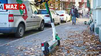 E-Scooter: Falschparker müssen in Witten bald Bußgeld zahlen - Westdeutsche Allgemeine Zeitung