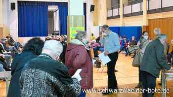 Impfaktion in Wildberg: Ärzteduo verabreicht 109 Dosen