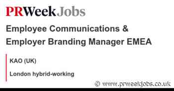 KAO (UK): Employee Communications & Employer Branding Manager EMEA
