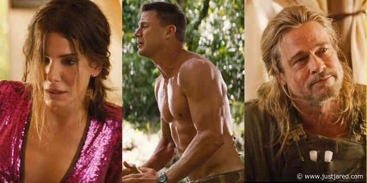 Sandra Bullock's 'The Lost City' Trailer Features Shirtless Channing Tatum & a Brad Pitt Cameo - Watch Now!