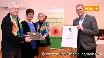 Gudrun Krumschmidt erhält Silberdistel für ihr Engagement in der Krebsselbsthilfe - Augsburger Allgemeine