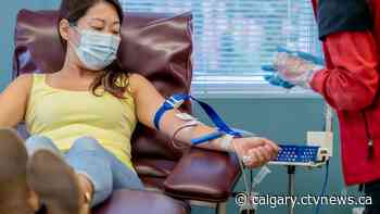 Drive is on for holiday blood donations in Calgary - CTV News Calgary