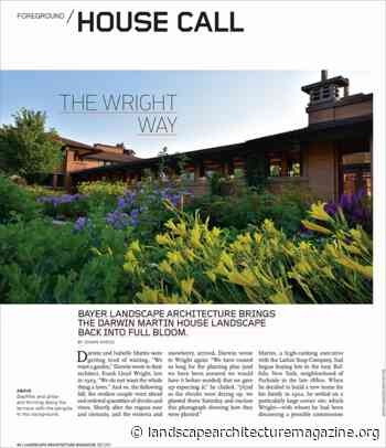 THE WRIGHT WAY - Landscape Architecture Magazine
