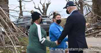 Biden Targets NFL Star Aaron Rodgers Over Vaccination Status While Touring Kentucky Damage