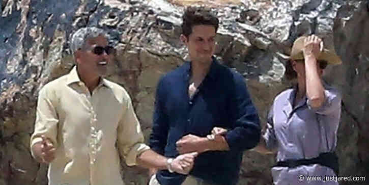 George Clooney & Julia Roberts Film on the Beach for Their New Movie 'Ticket to Paradise'