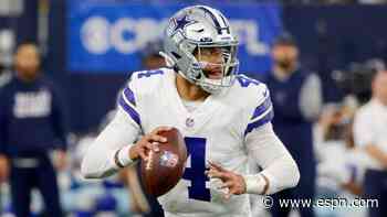 Prescott: Healthy, but 'not playing my best ball'