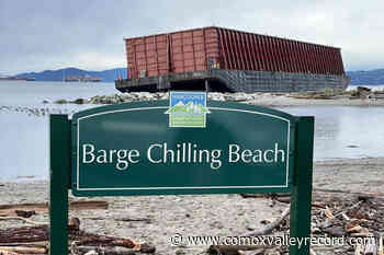 New Barge Chilling Beach makes its debut on Vancouver’s shoreline - Comox Valley Record