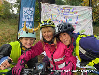 Granny Tess cycles to Glasgow for COP26 - Farnham Herald