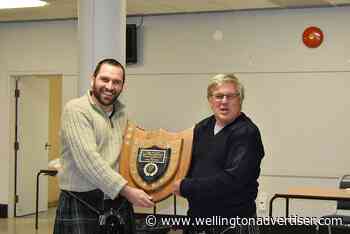 Fergus Pipe Band awards Shawn Aitken with James MacKenzie award - Wellington Advertiser