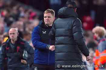 Referee should have stopped the game before Liverpool equalised – Eddie Howe - Ealing Times