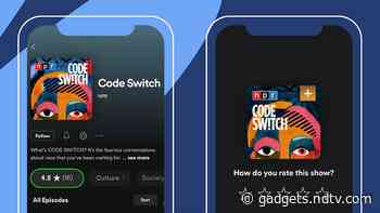 Spotify Podcast Rating Feature Starts Rolling Out, Lets Users Rate Shows After Listening