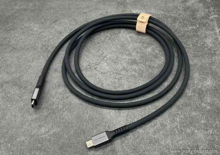 Haloband tough, rugged, performance Thunderbolt 4 cable $39
