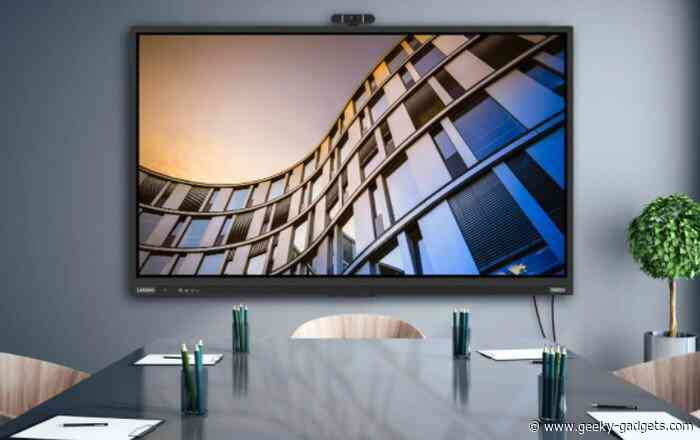Lenovo ThinkVision large format displays unveiled ahead of CES 2022