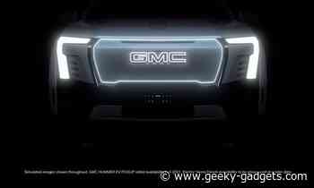 GMC teases its Sierra Electric Pickup