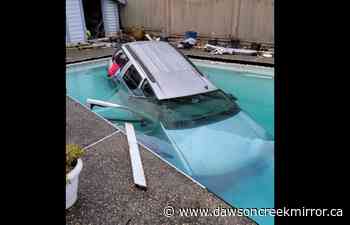 BC couple who crashed car in pool saved by heroic officer - Dawson Creek Mirror