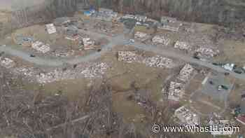 FEMA drone captures aerial ground view of Mayfield and Dawson Springs after tornadoes - WHAS11.com