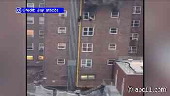 Teens escape deadly NYC apartment fire by climbing out 4th-floor window, sliding down poll: VIDEO