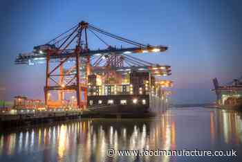 Food and drink exports down £2.7bn in first nine months of 2021