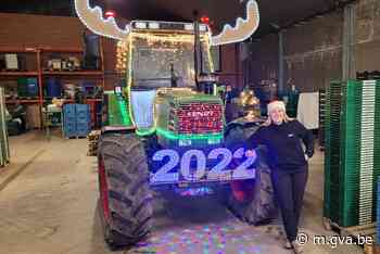 Marie beleeft met verlichte en versierde tractor unieke driedaagse - Gazet van Antwerpen
