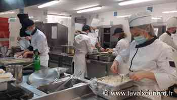 Arras : quand la section hôtellerie du lycée Baudimont se mobilise pour le Noël des déshérités - La Voix du Nord